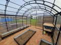 Środek szklarni botanic rolnik 4m pro z grządka podwyższona
