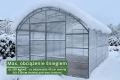 Ośnieżona szklarnia botanic rolnik 4m pro i z parametrami