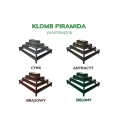 Klomb Piramida prostokątna, warianty kolorystyczne