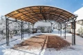 Ośnieżona wiata samochodowa 5,5m